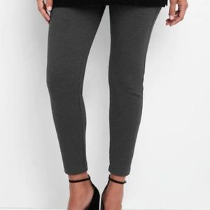 Gap Maternity Full Panel Ponte Leggings Gray